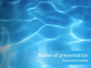 Splash Background Nature PowerPoint Template
