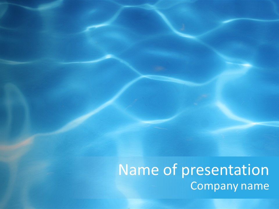 Splash Background Nature PowerPoint Template