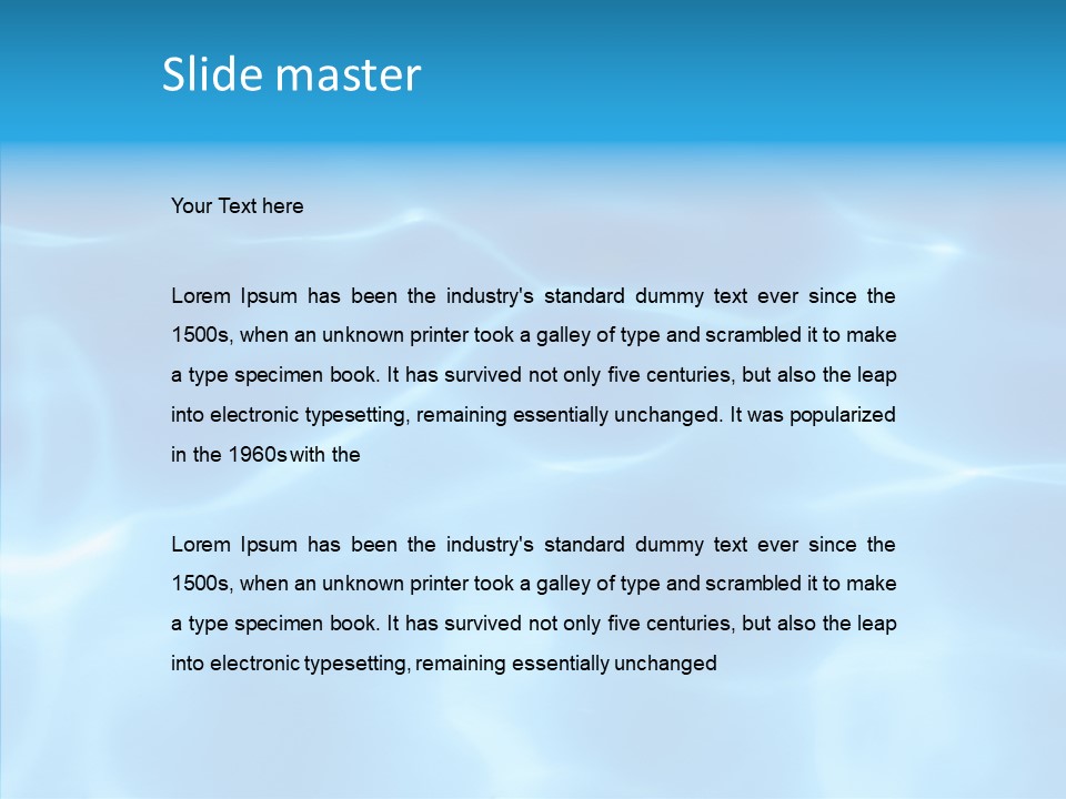 Splash Background Nature PowerPoint Template