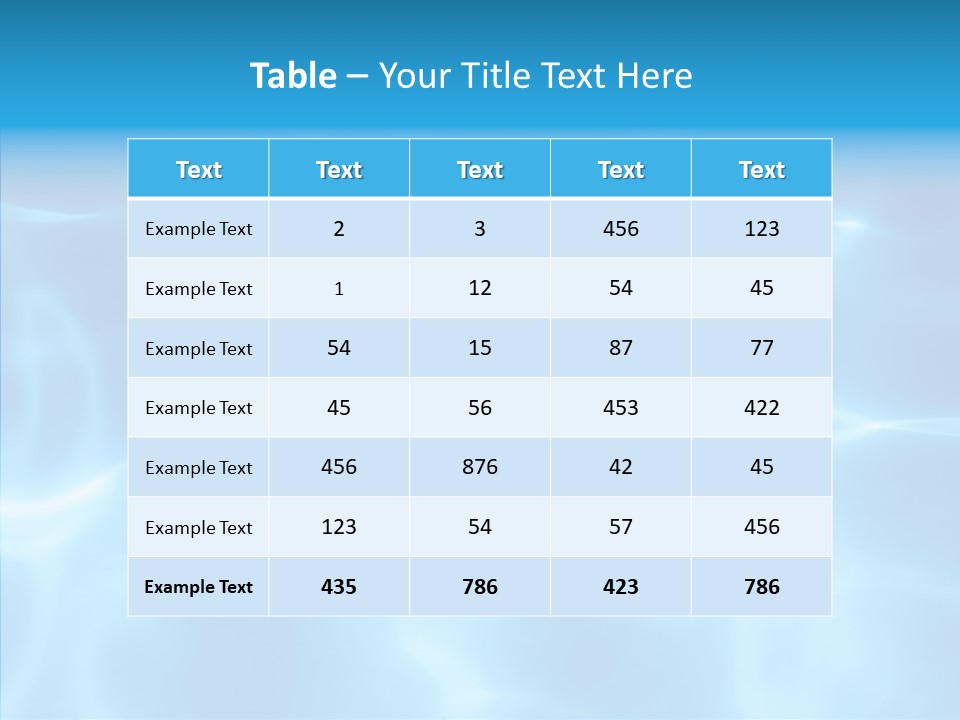 Splash Background Nature PowerPoint Template