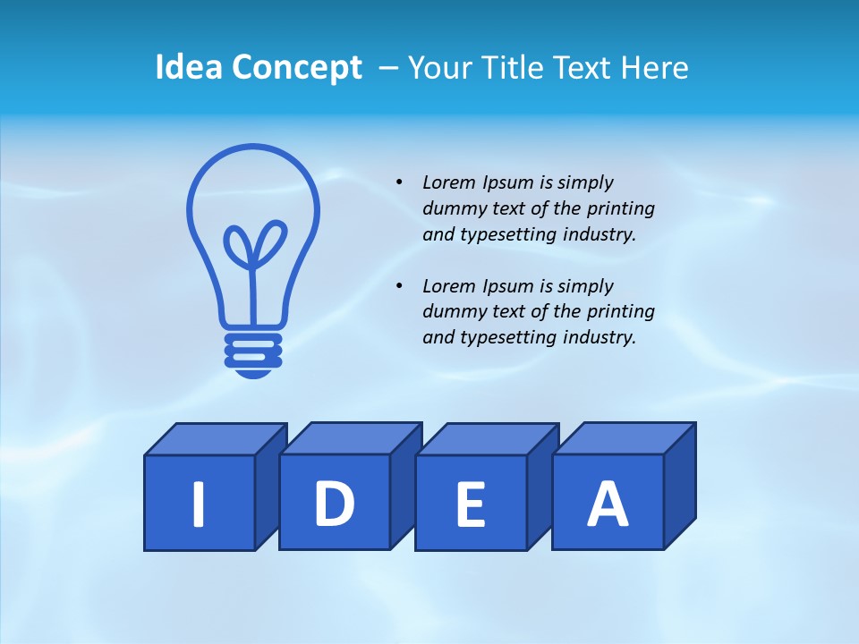 Splash Background Nature PowerPoint Template