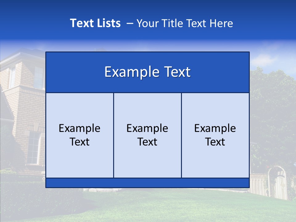 Home Large Spacious PowerPoint Template