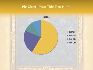 Border Textile Style PowerPoint Template