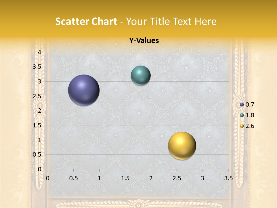 Border Textile Style PowerPoint Template