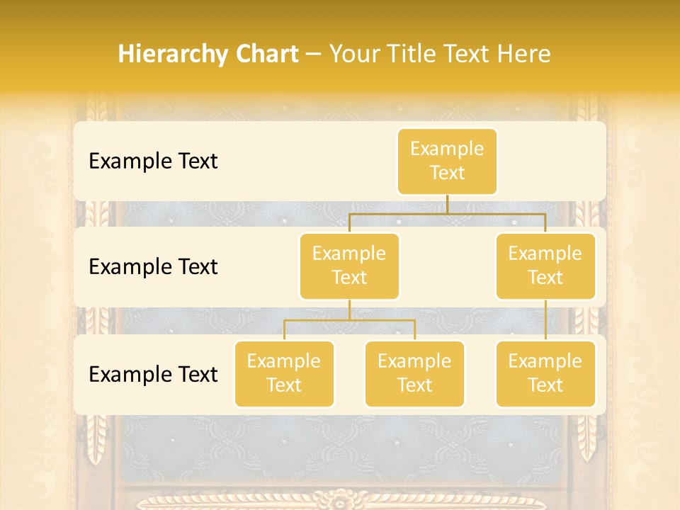 Border Textile Style PowerPoint Template