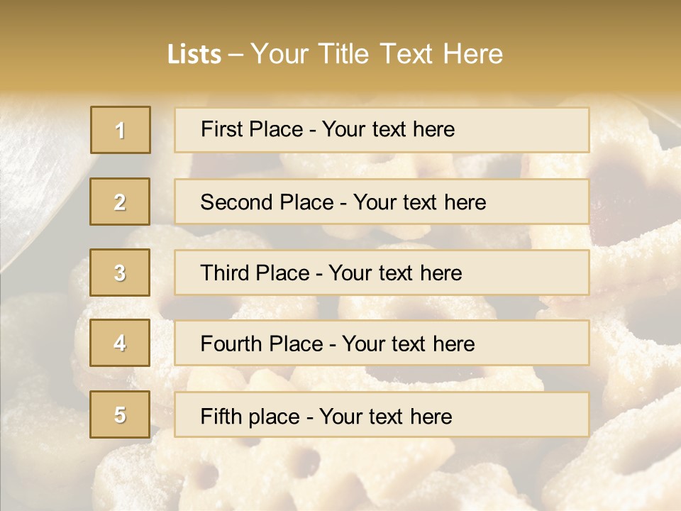 Holidays Heart Eat PowerPoint Template