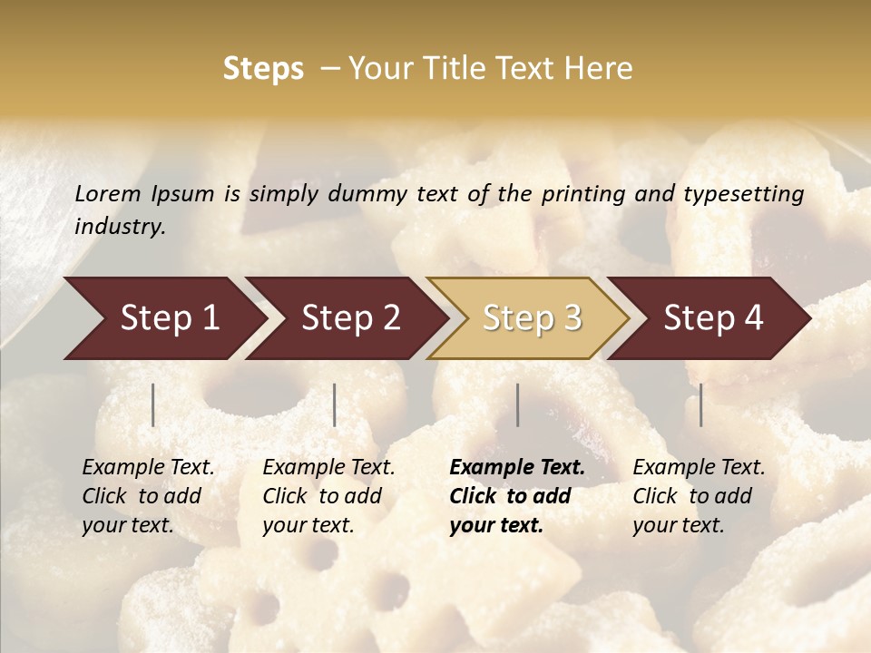 Holidays Heart Eat PowerPoint Template
