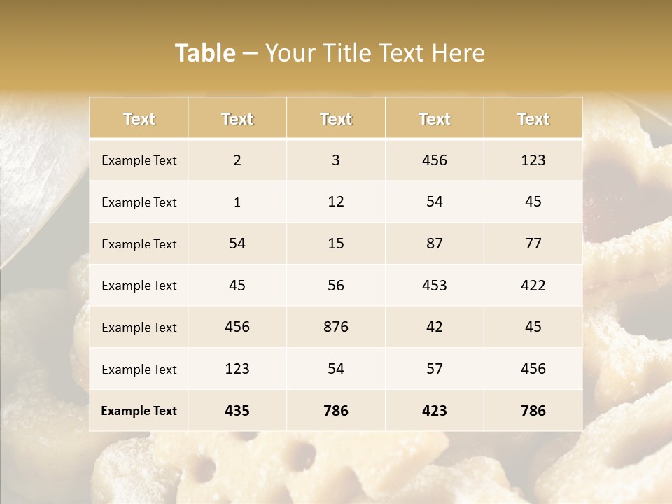 Holidays Heart Eat PowerPoint Template