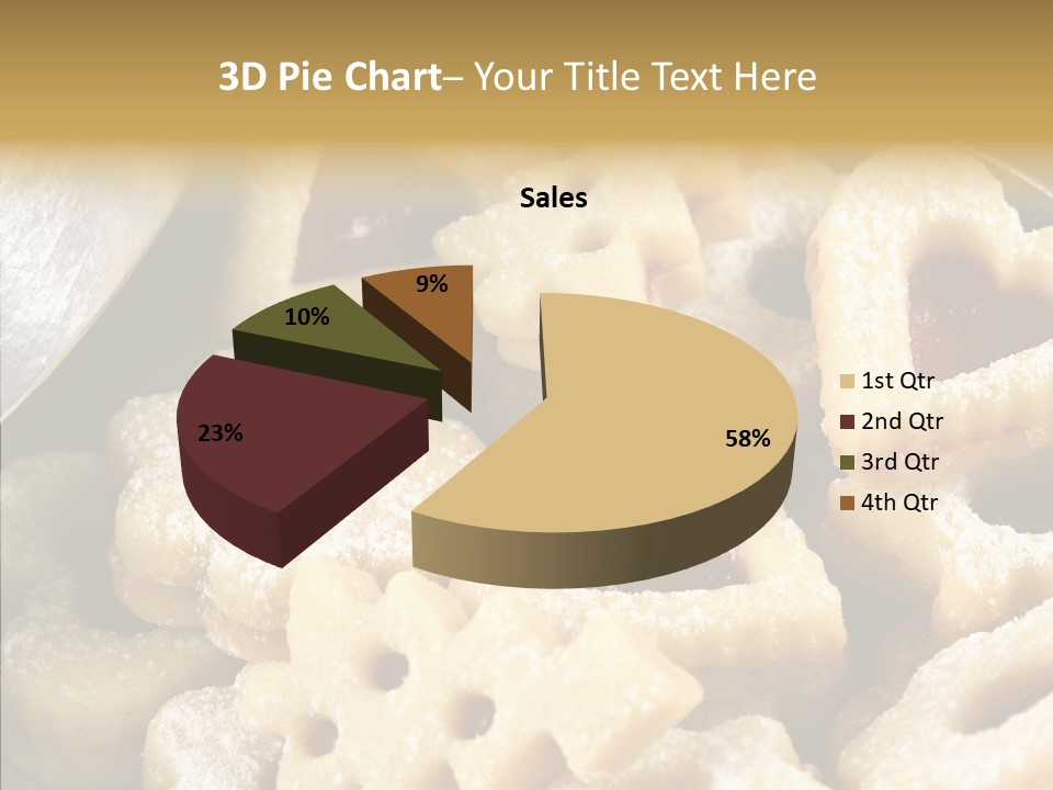 Holidays Heart Eat PowerPoint Template