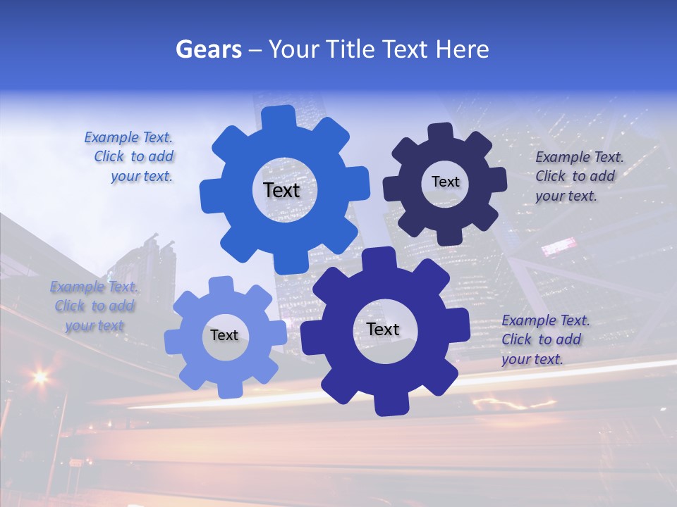 Time Trail Express PowerPoint Template