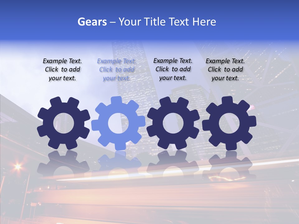 Time Trail Express PowerPoint Template