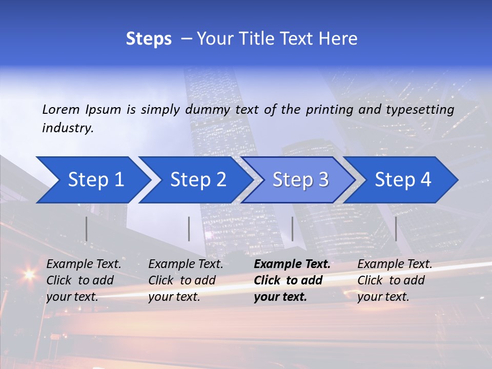 Time Trail Express PowerPoint Template