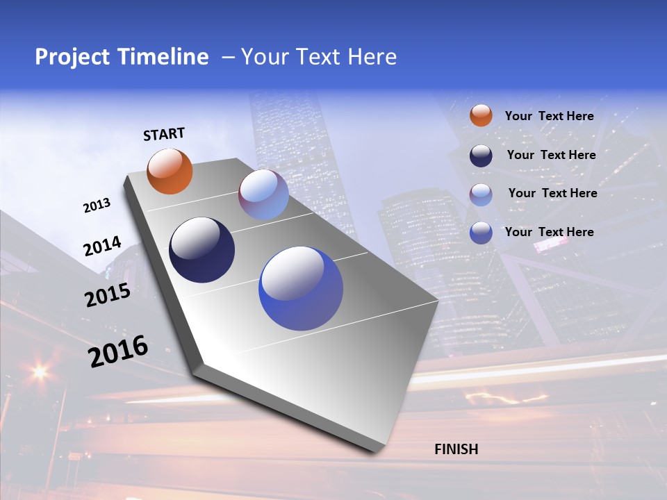 Time Trail Express PowerPoint Template