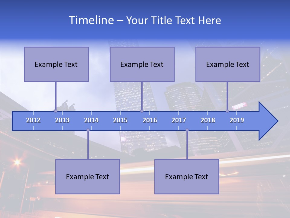 Time Trail Express PowerPoint Template