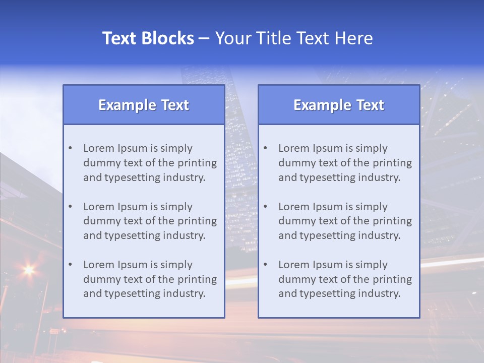 Time Trail Express PowerPoint Template