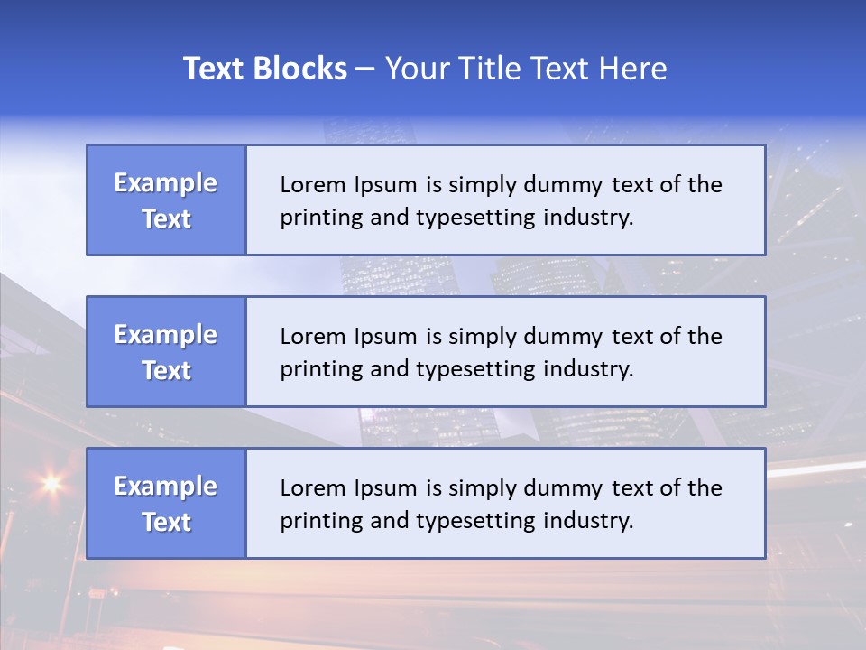 Time Trail Express PowerPoint Template