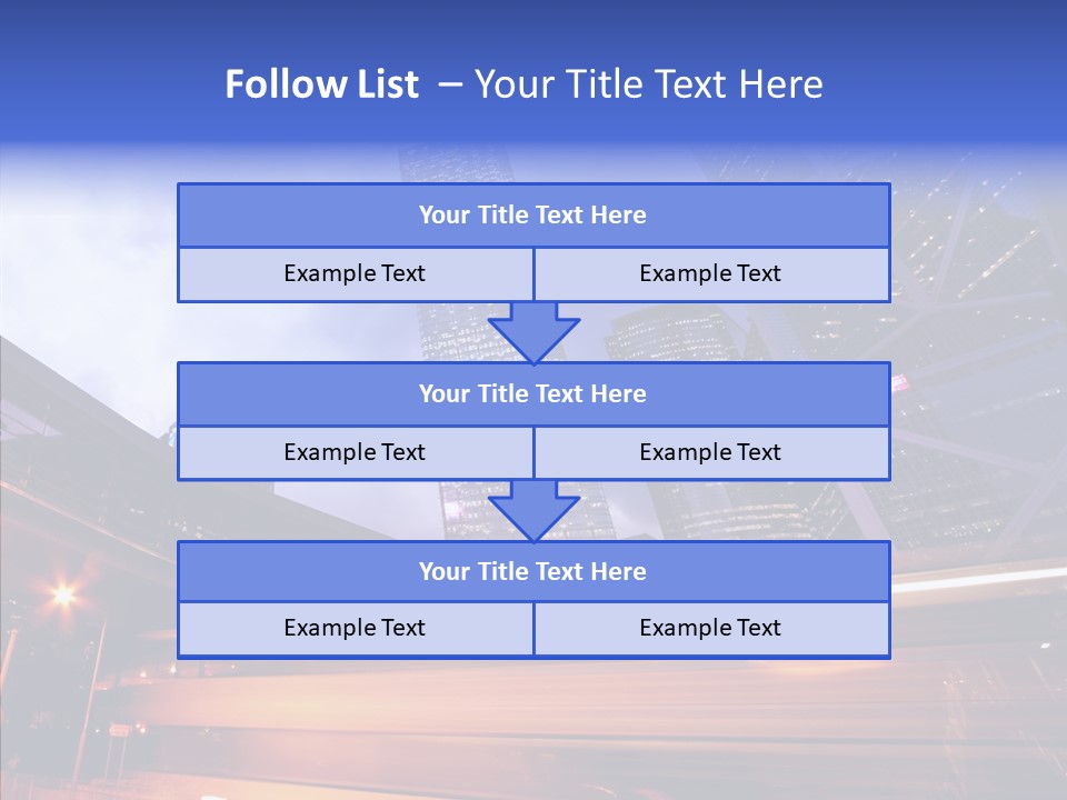 Time Trail Express PowerPoint Template