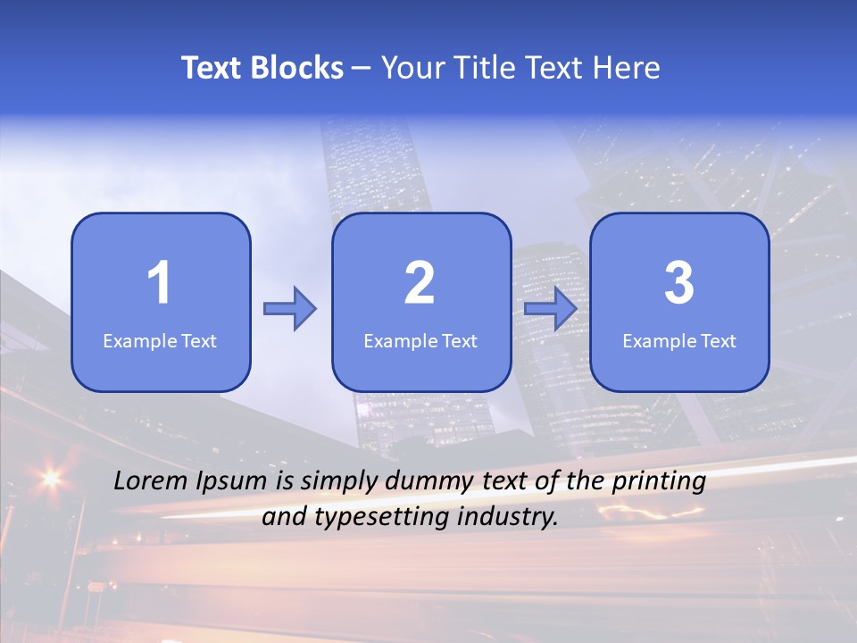 Time Trail Express PowerPoint Template