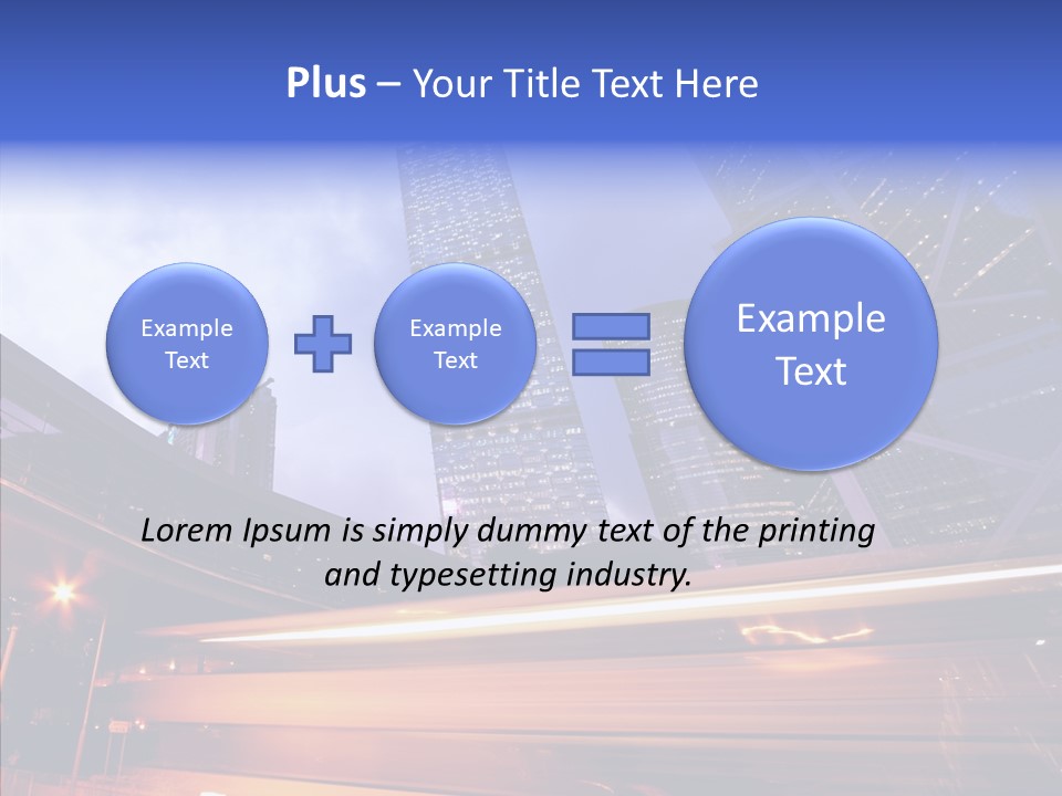 Time Trail Express PowerPoint Template