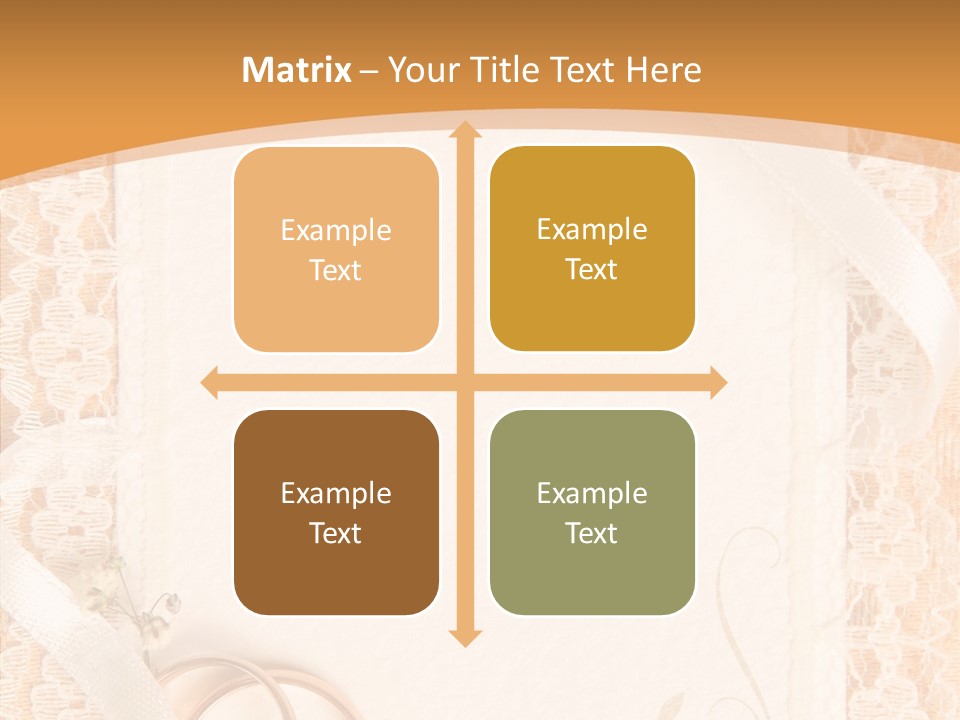 Old Gold Pattern PowerPoint Template