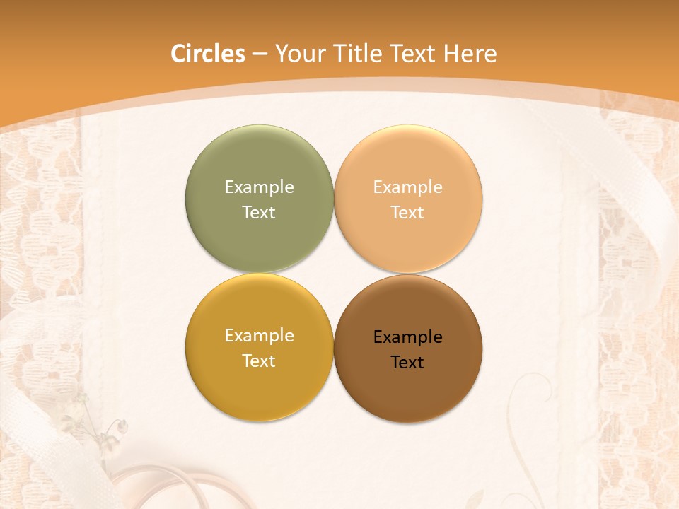 Old Gold Pattern PowerPoint Template