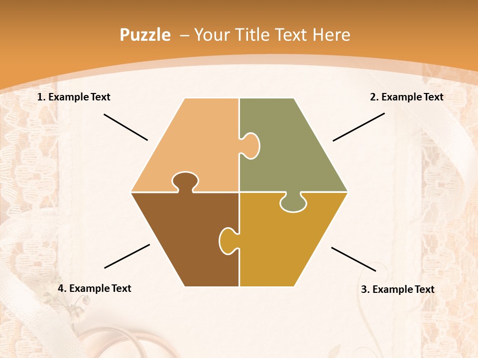 Old Gold Pattern PowerPoint Template