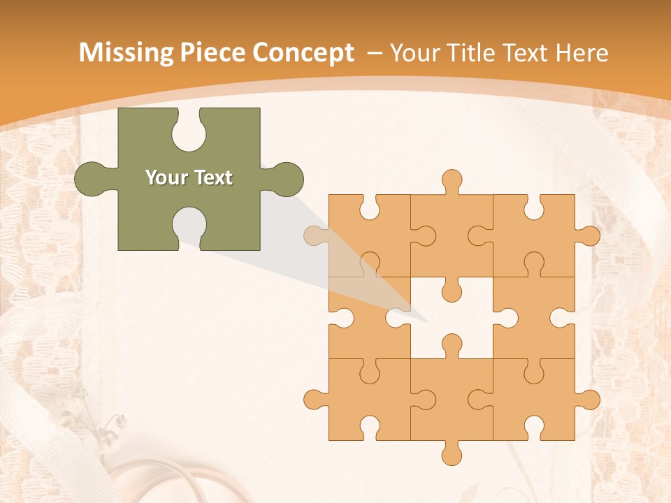 Old Gold Pattern PowerPoint Template