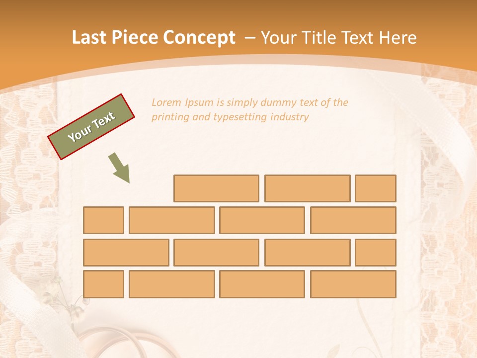 Old Gold Pattern PowerPoint Template