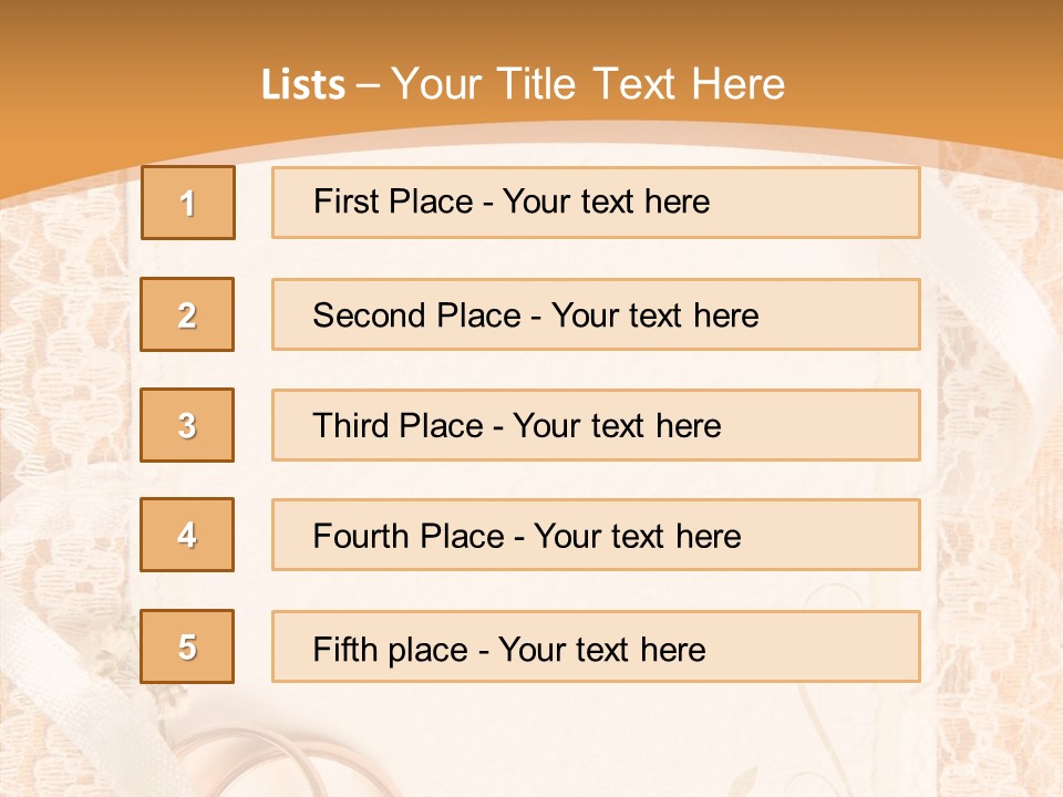 Old Gold Pattern PowerPoint Template