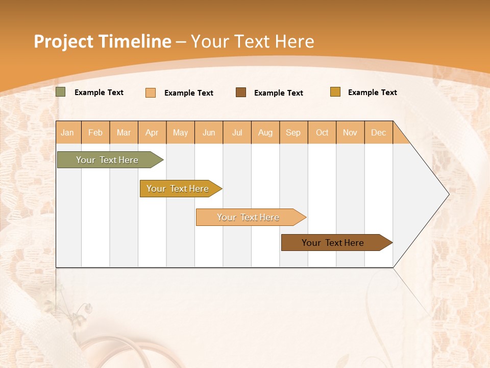 Old Gold Pattern PowerPoint Template