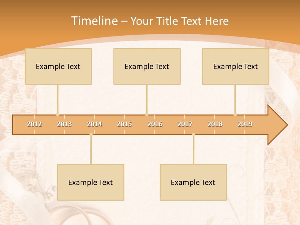 Old Gold Pattern PowerPoint Template
