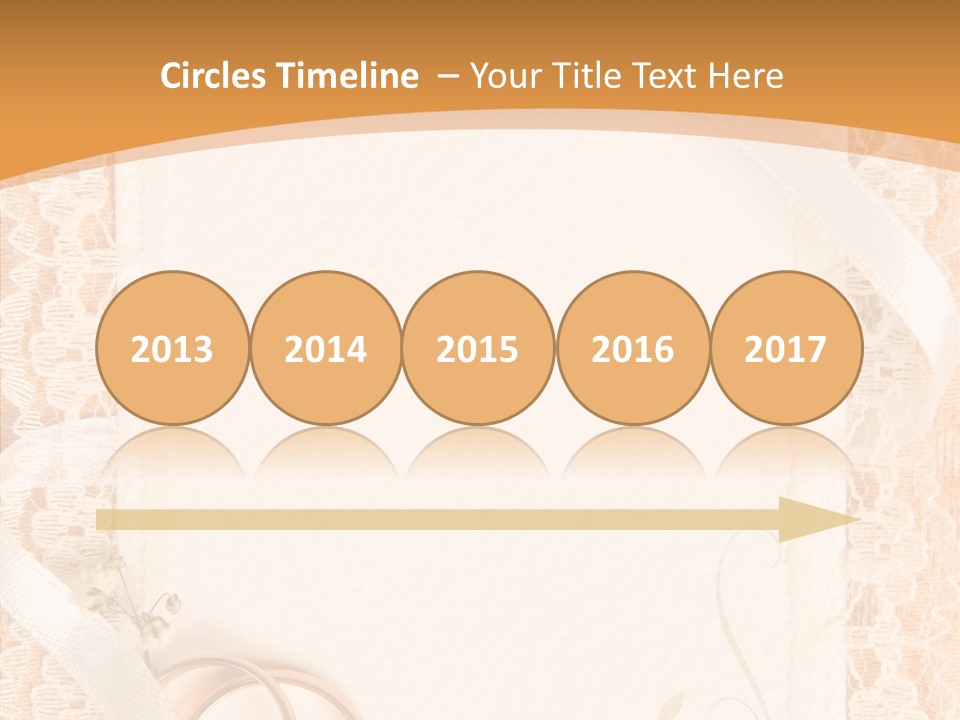 Old Gold Pattern PowerPoint Template