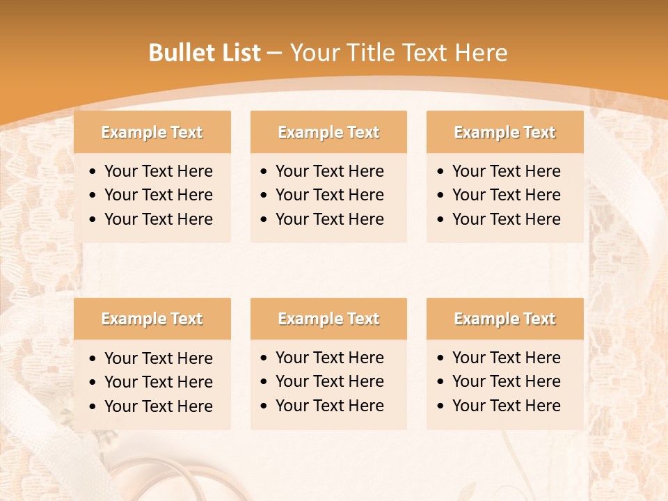 Old Gold Pattern PowerPoint Template