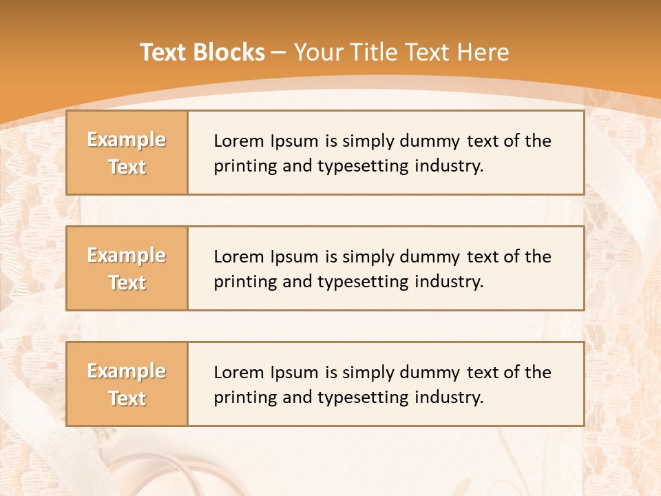 Old Gold Pattern PowerPoint Template