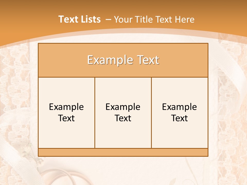 Old Gold Pattern PowerPoint Template
