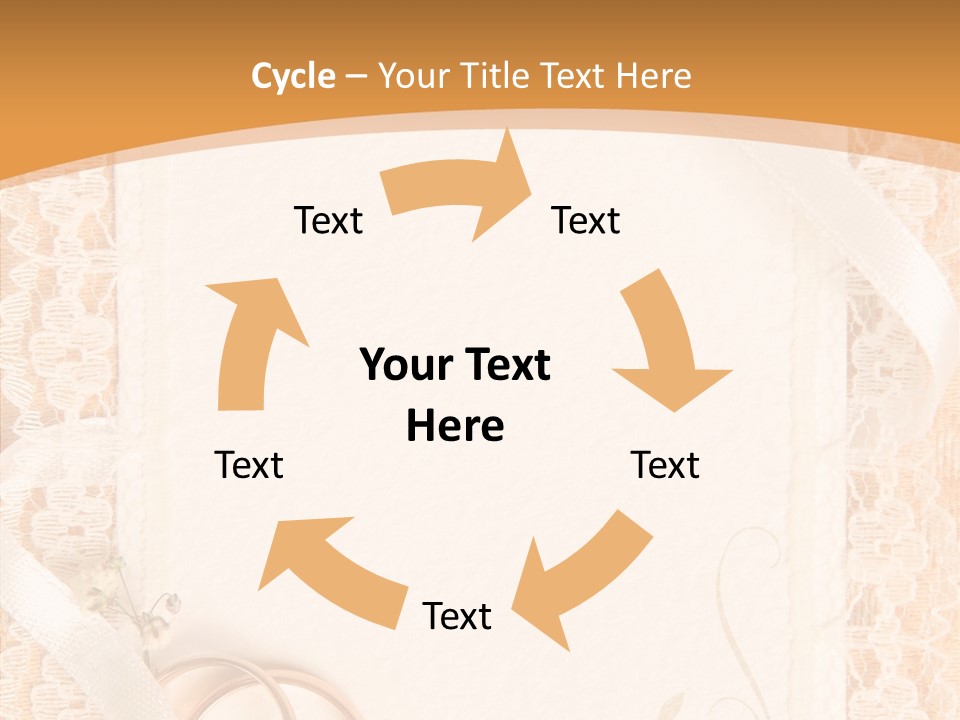 Old Gold Pattern PowerPoint Template