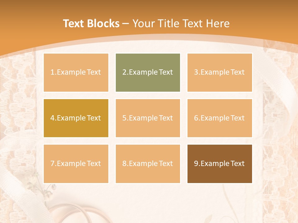 Old Gold Pattern PowerPoint Template