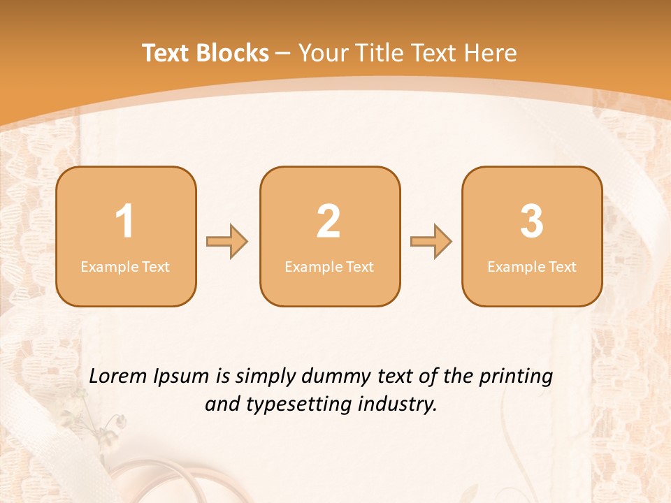 Old Gold Pattern PowerPoint Template