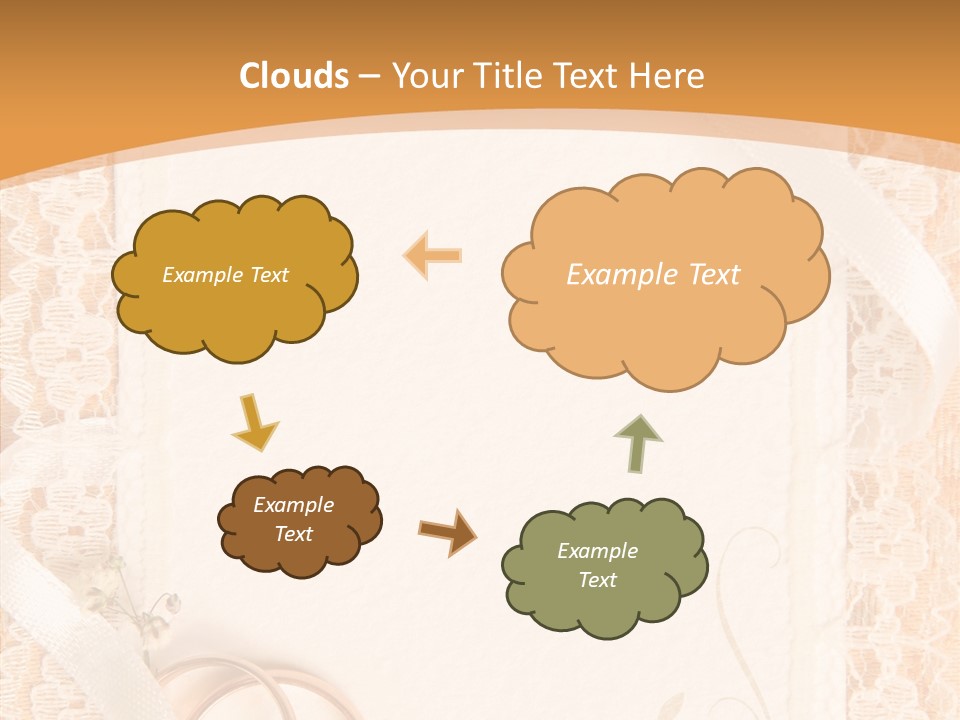 Old Gold Pattern PowerPoint Template