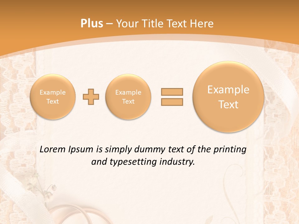 Old Gold Pattern PowerPoint Template