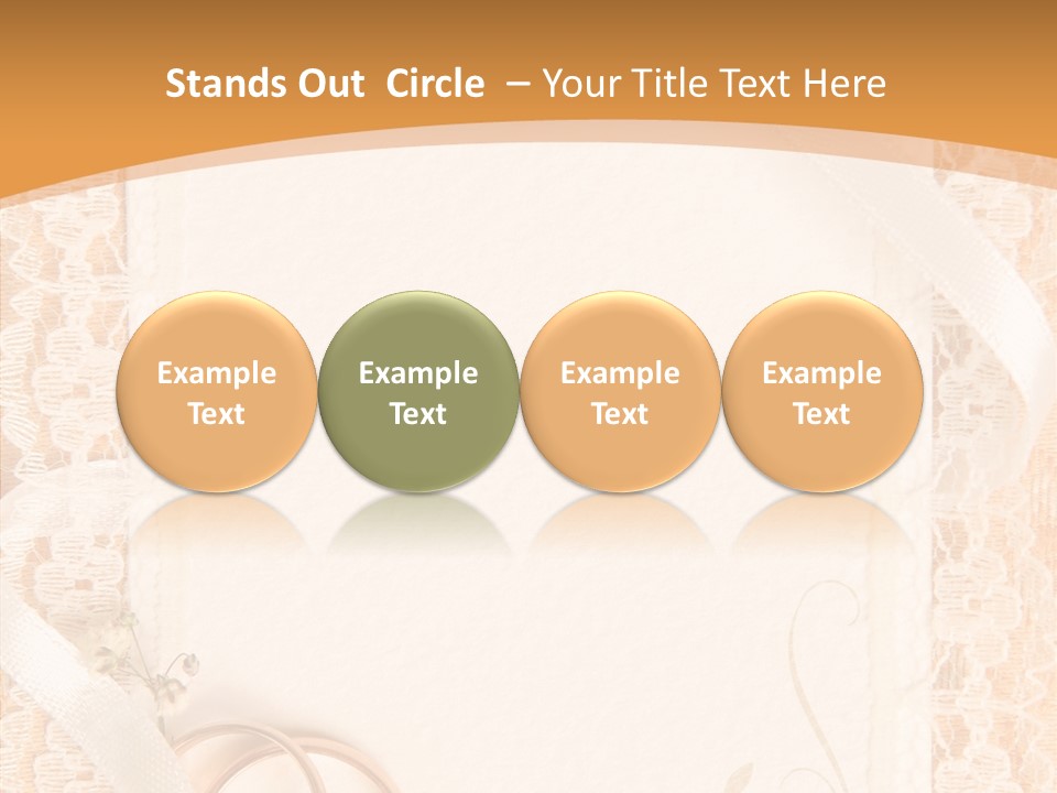 Old Gold Pattern PowerPoint Template