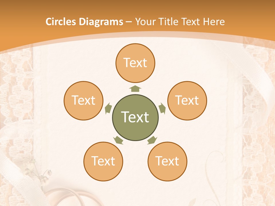 Old Gold Pattern PowerPoint Template