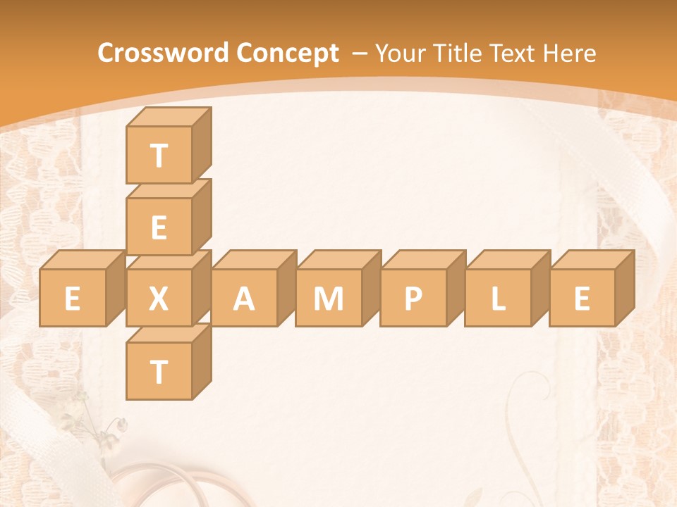 Old Gold Pattern PowerPoint Template