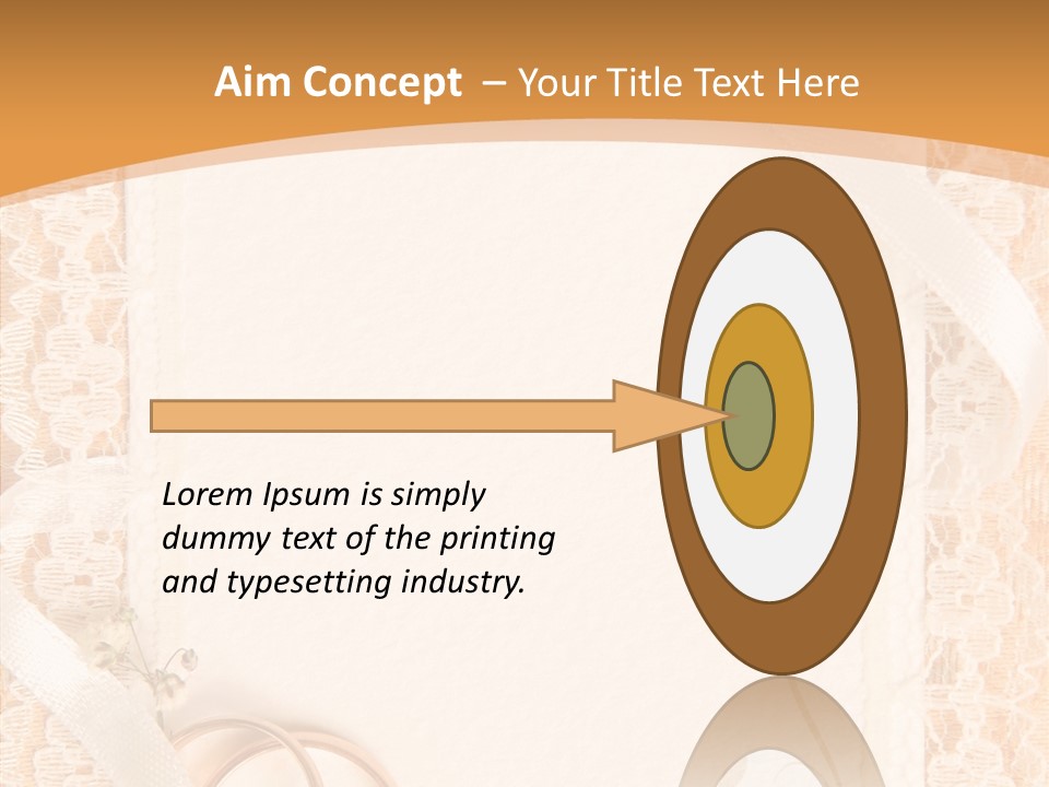 Old Gold Pattern PowerPoint Template