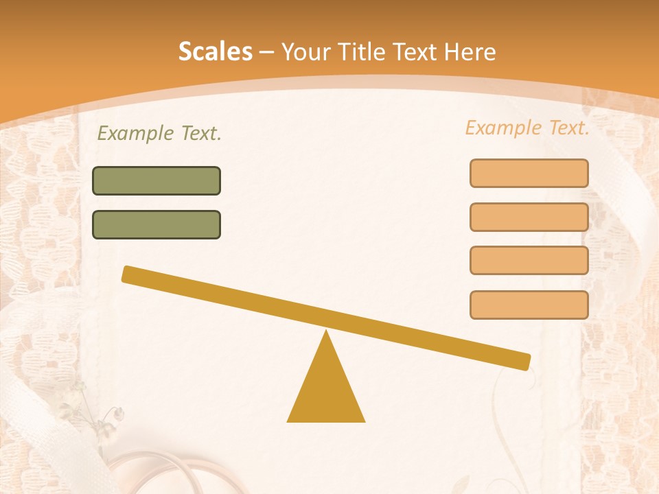 Old Gold Pattern PowerPoint Template