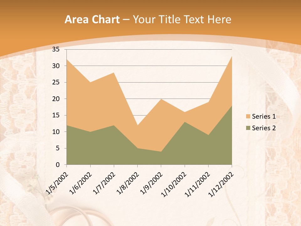 Old Gold Pattern PowerPoint Template