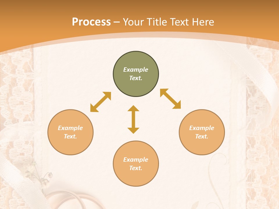 Old Gold Pattern PowerPoint Template