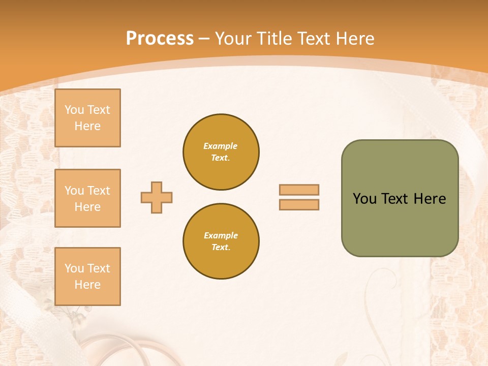 Old Gold Pattern PowerPoint Template