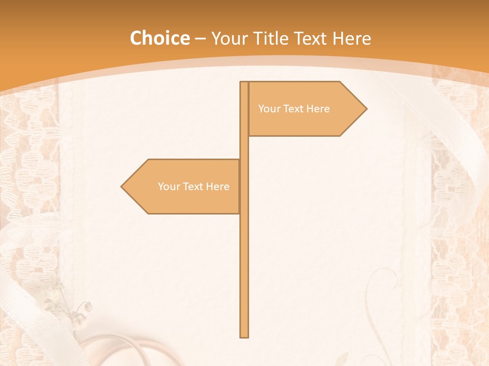 Old Gold Pattern PowerPoint Template