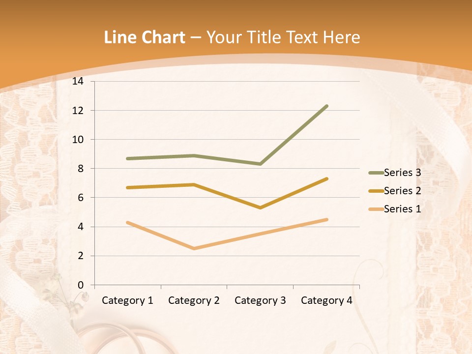 Old Gold Pattern PowerPoint Template